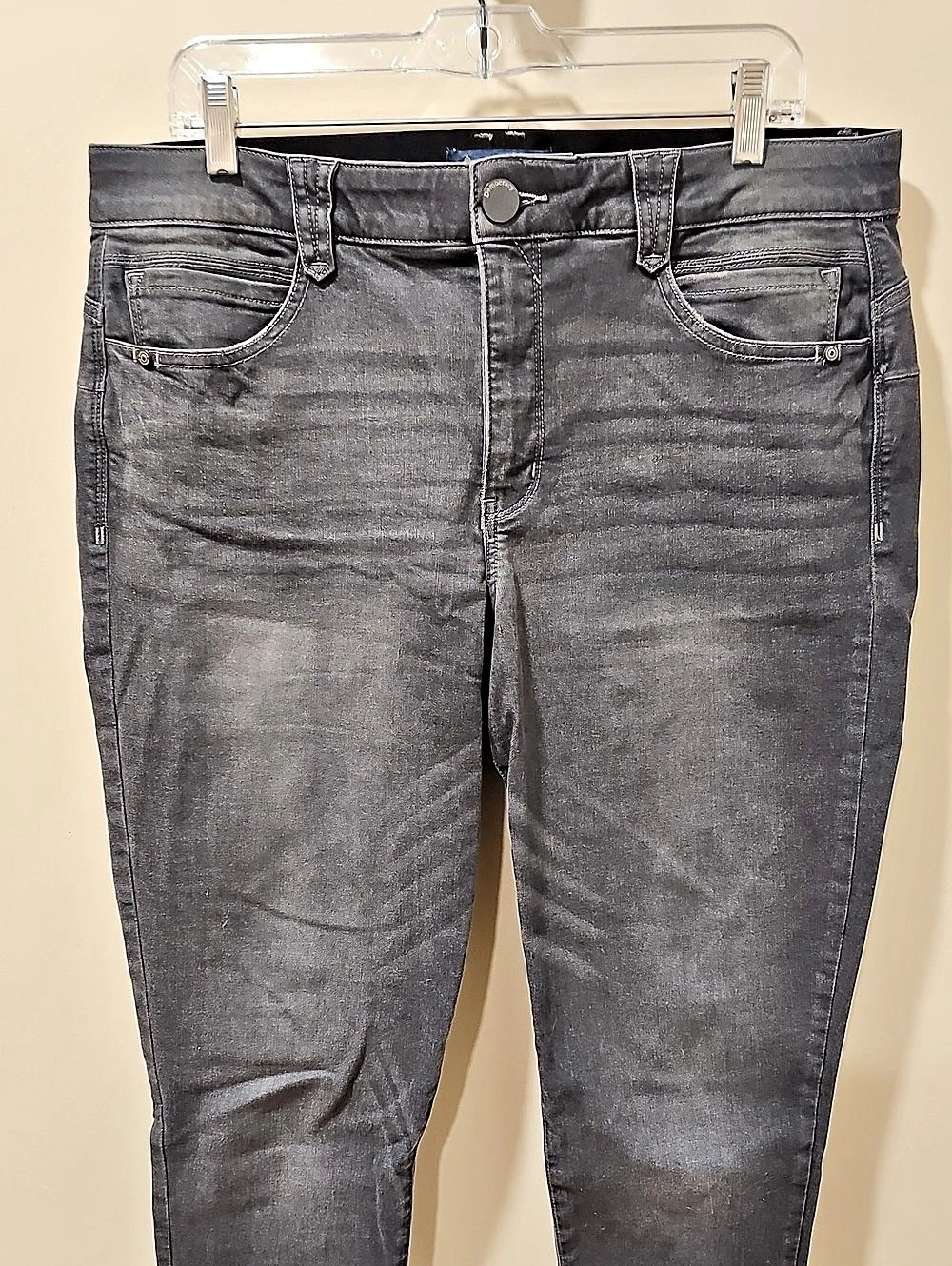 Democracy Ab Solution Skinny Jeans; Gray; Size 16; EUC